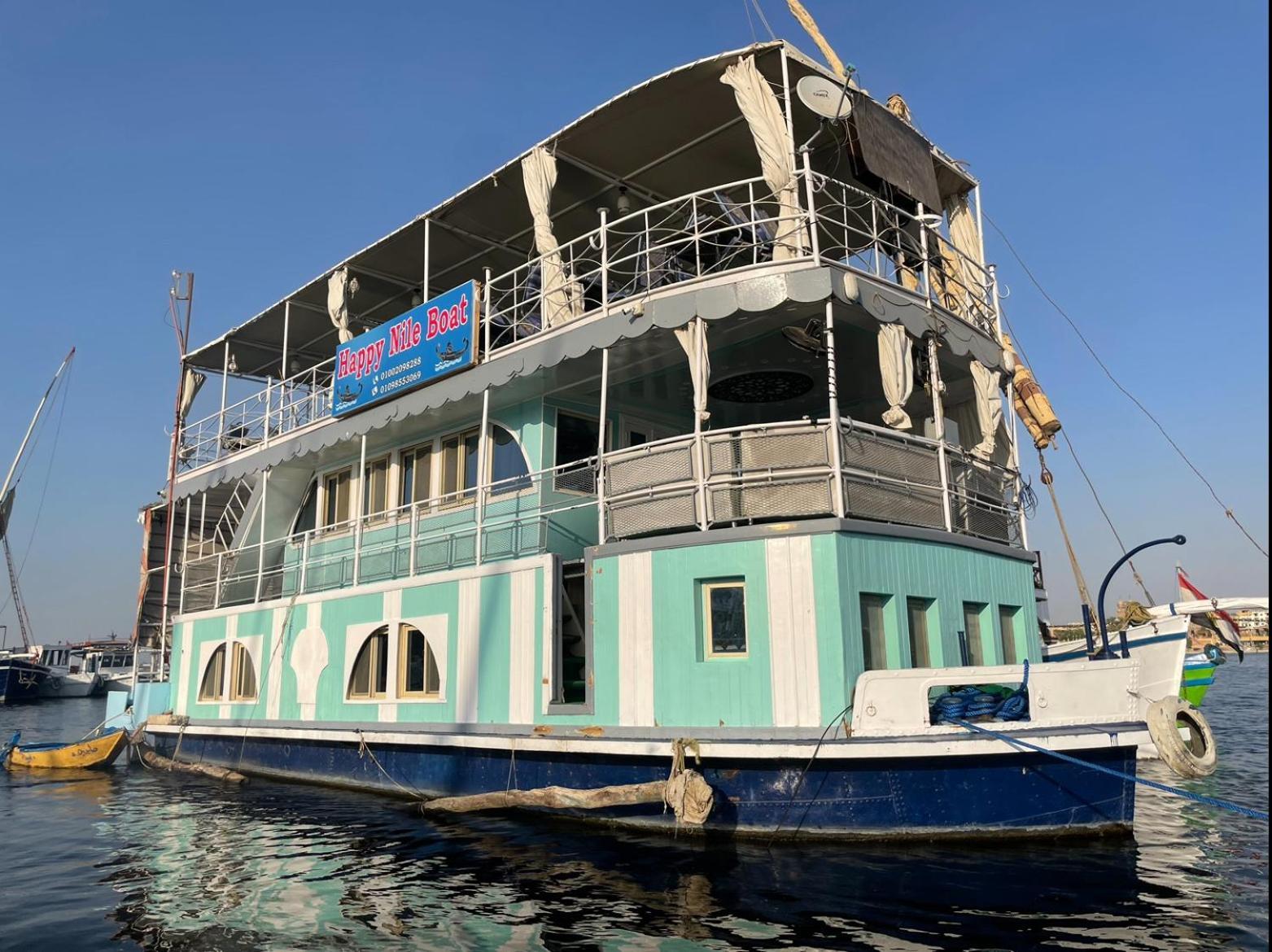 Floating Hotel- Happy Nile Boat Luksor Dış mekan fotoğraf